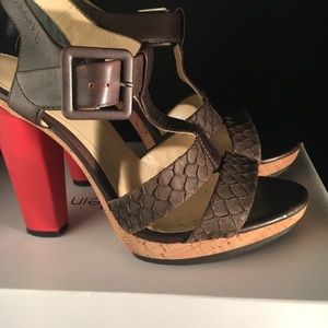 Calvin Klein Dark Brown Bea Fish Shoes